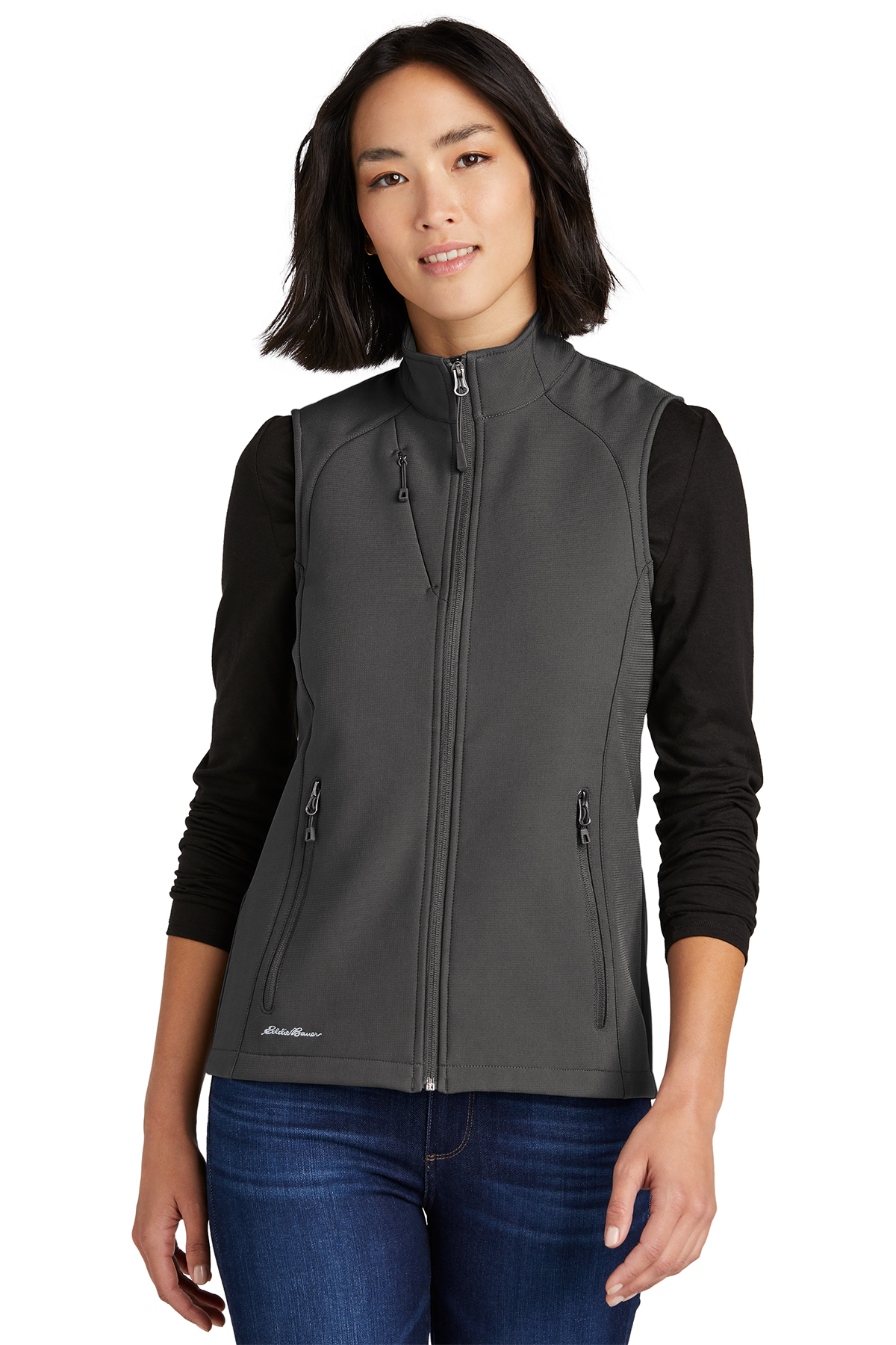 Eddie Bauer Ladies Stretch Soft Shell Vest | Product | SanMar