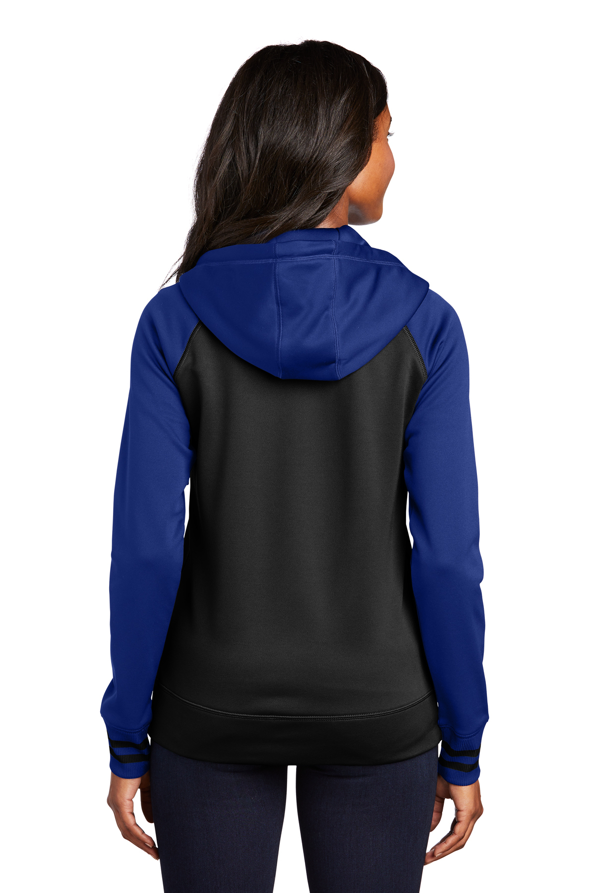 Sport-Tek Ladies Sport-Wick Varsity Fleece Full-Zip Hooded Jacket, Product