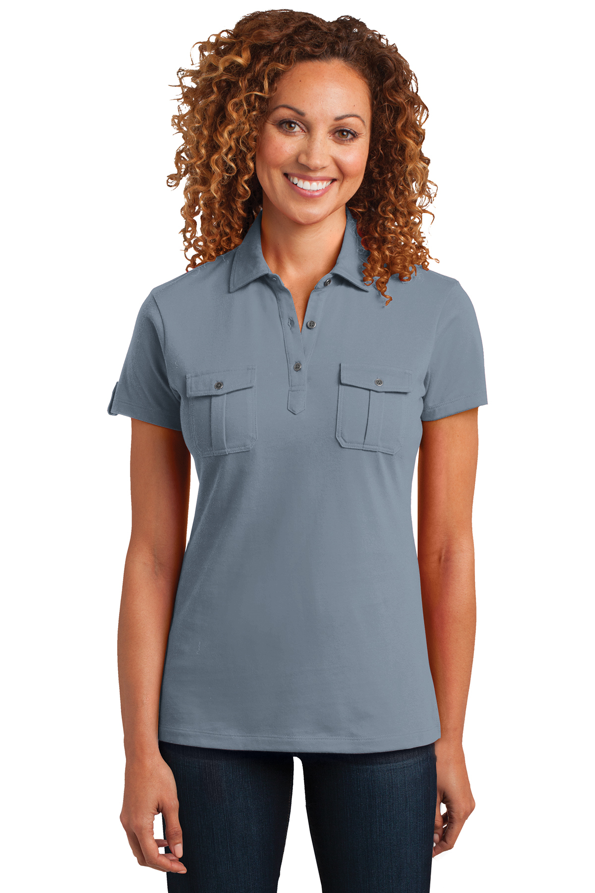 Double chest on sale pocket polo