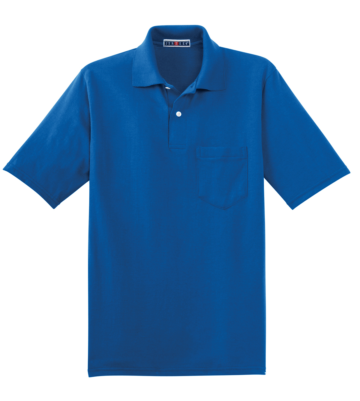 Jerzees -SpotShield 5.4-Ounce Jersey Knit Sport Shirt with Pocket ...