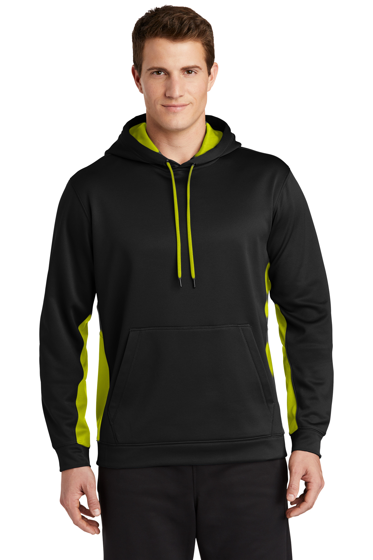 Colorblock fleece pullover sale