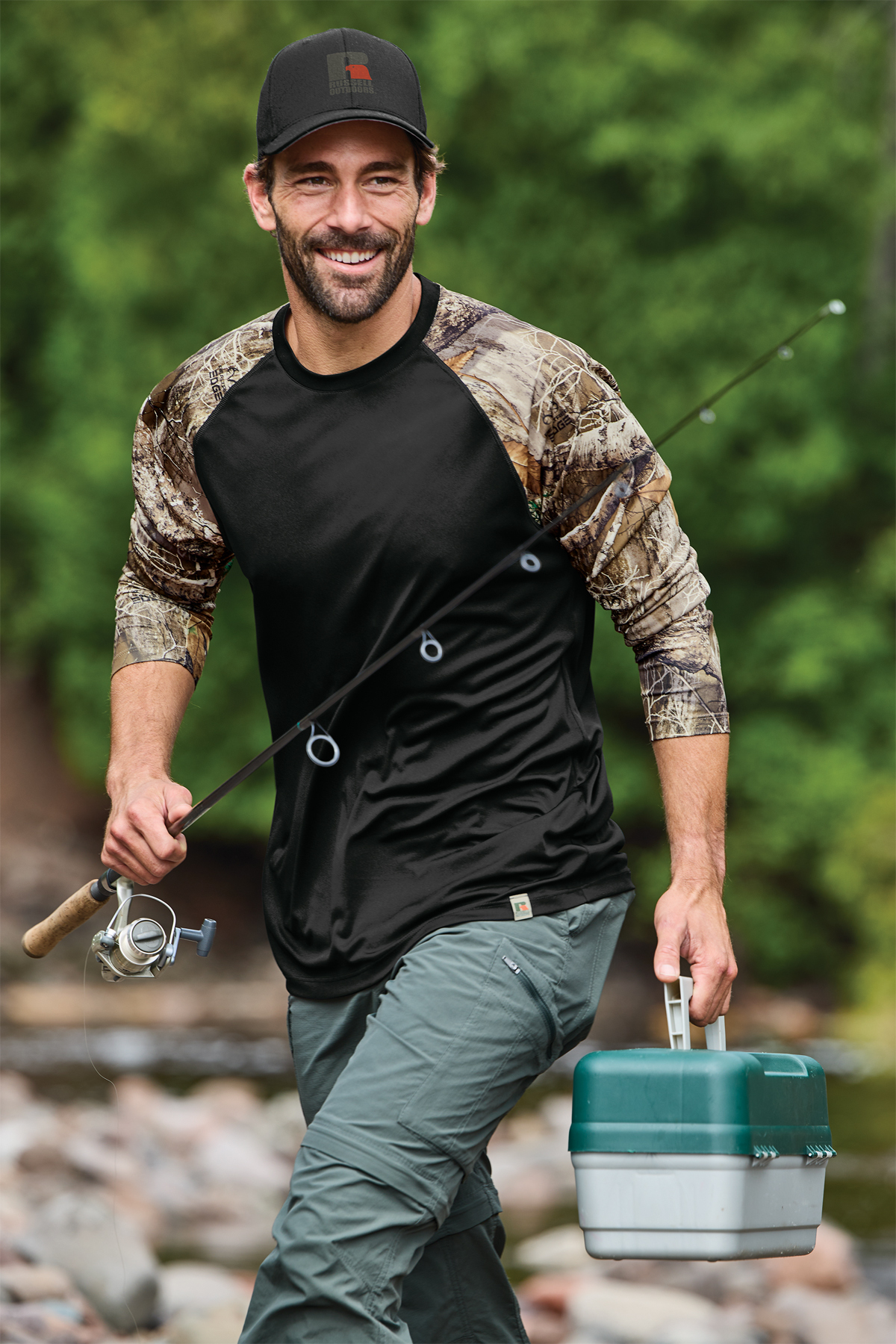 Realtree Men's Performance Fishing Long Sleeve Shirt