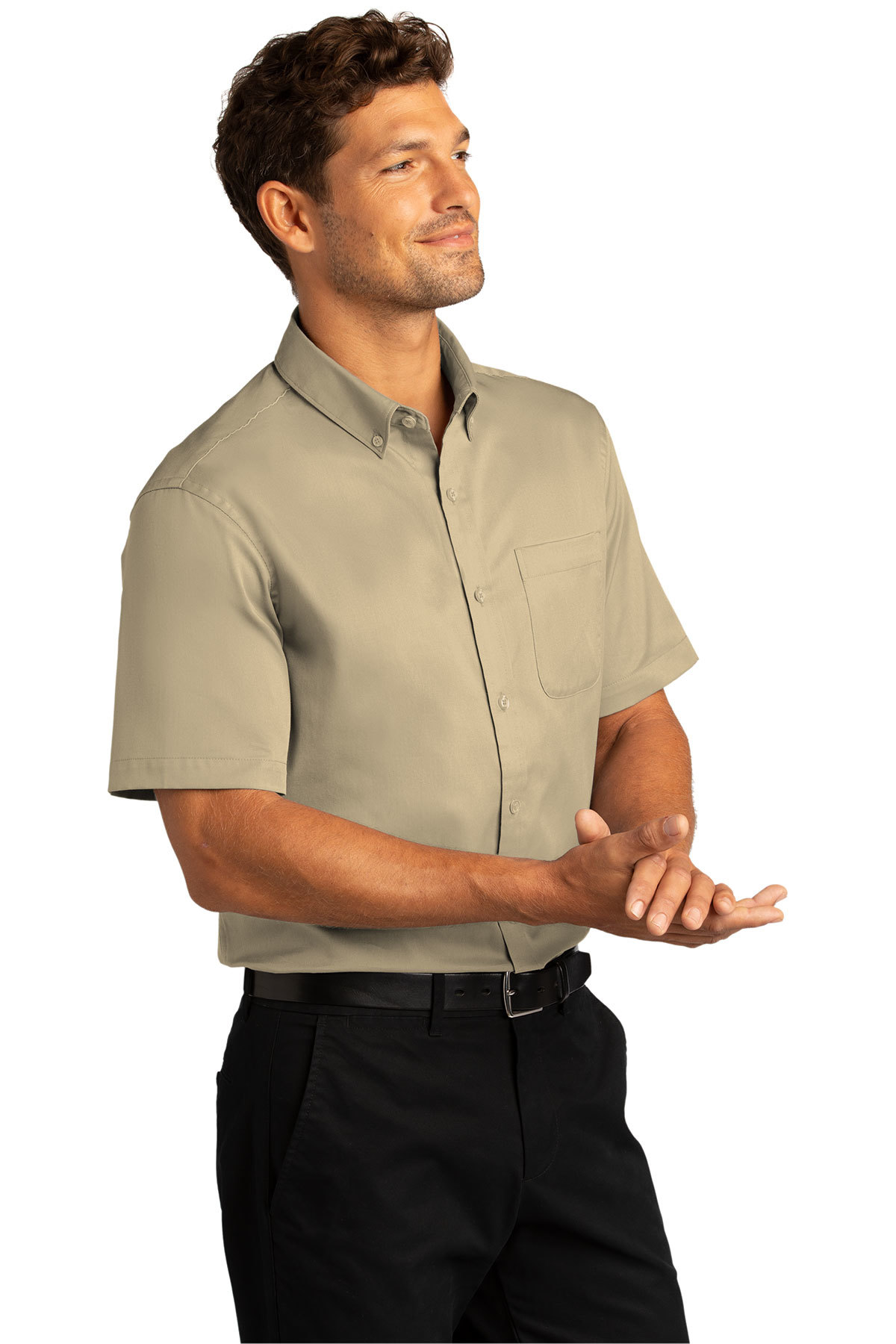 Port Authority Short Sleeve SuperPro ReactTwill Shirt | Product | Port ...