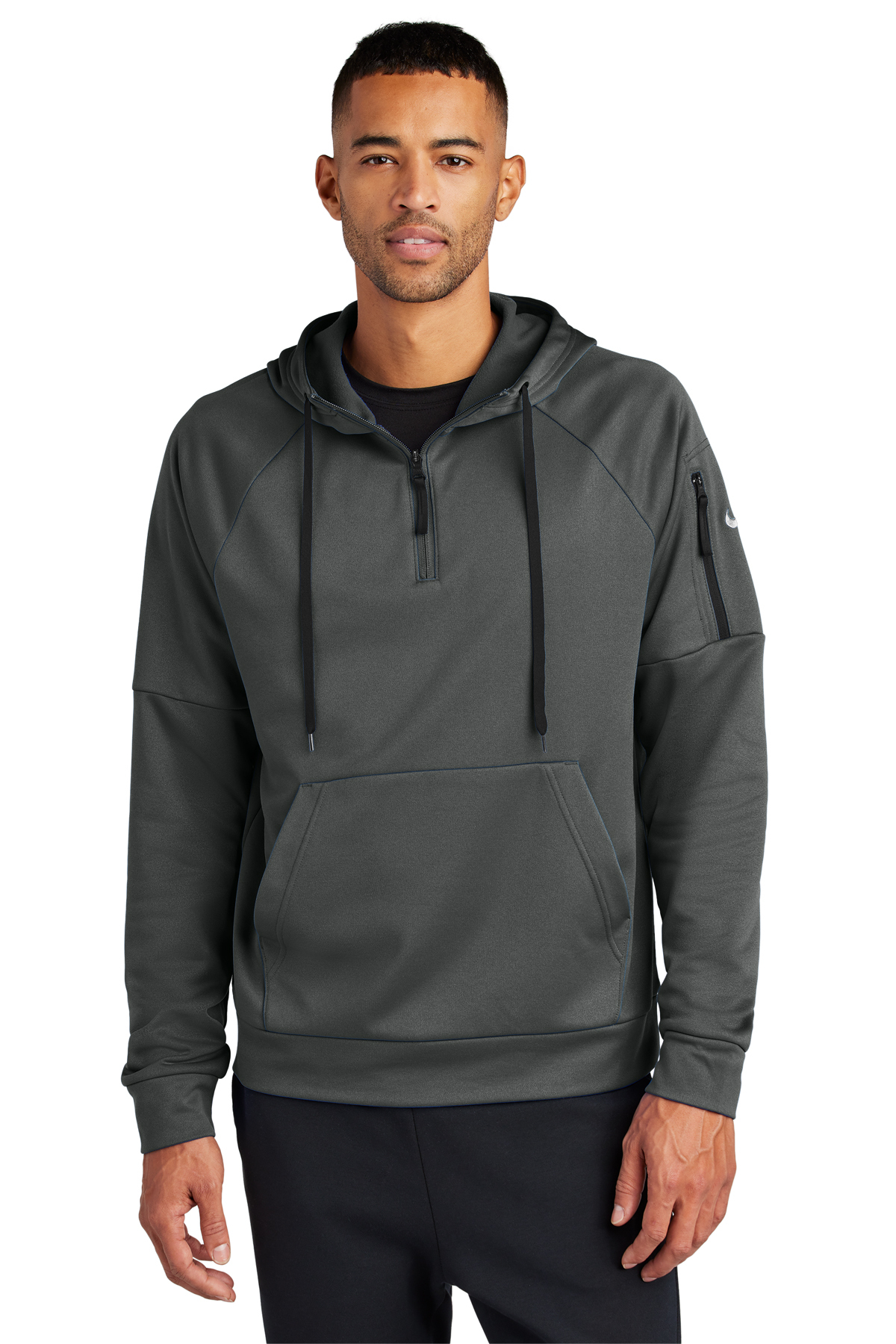 Nike Therma-FIT Pocket 1/4-Zip Fleece Hoodie | Product | SanMar