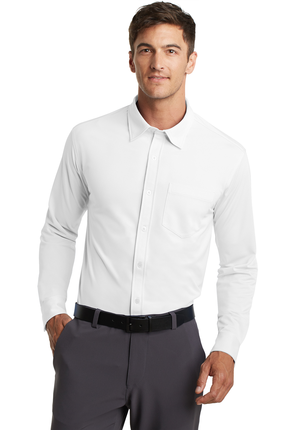 Port Authority Dimension Knit Dress Shirt | Product | Company Casuals