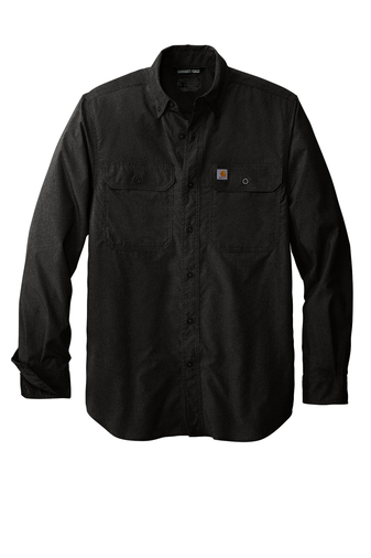 Carhartt Force Solid Long Sleeve Shirt | Product | SanMar