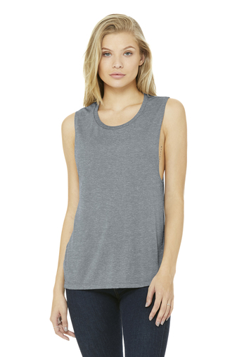 BELLA+CANVAS Women’s Flowy Scoop Muscle Tank | Product | SanMar