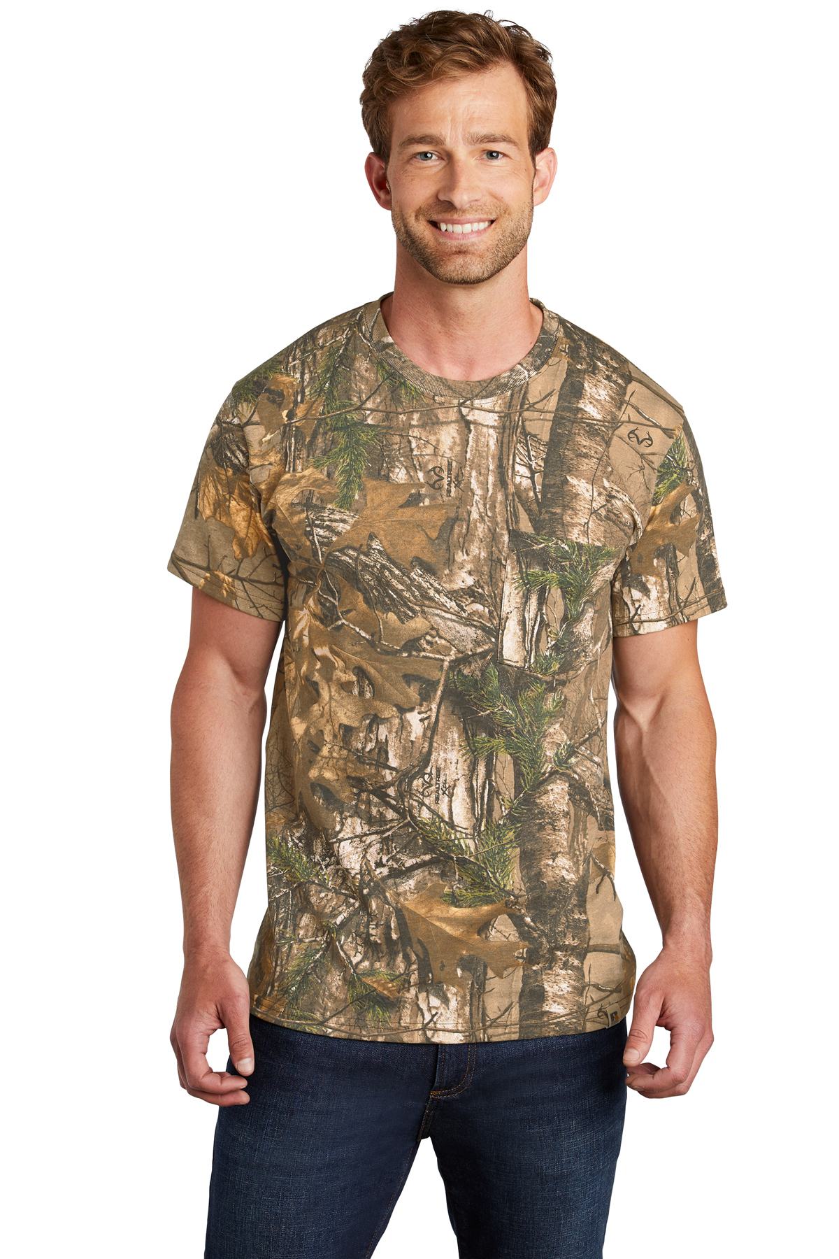 Details about   Mens XL Realtree Camo T-shirts 100% Cotton Camouflage Hunter Russell Outdoors 