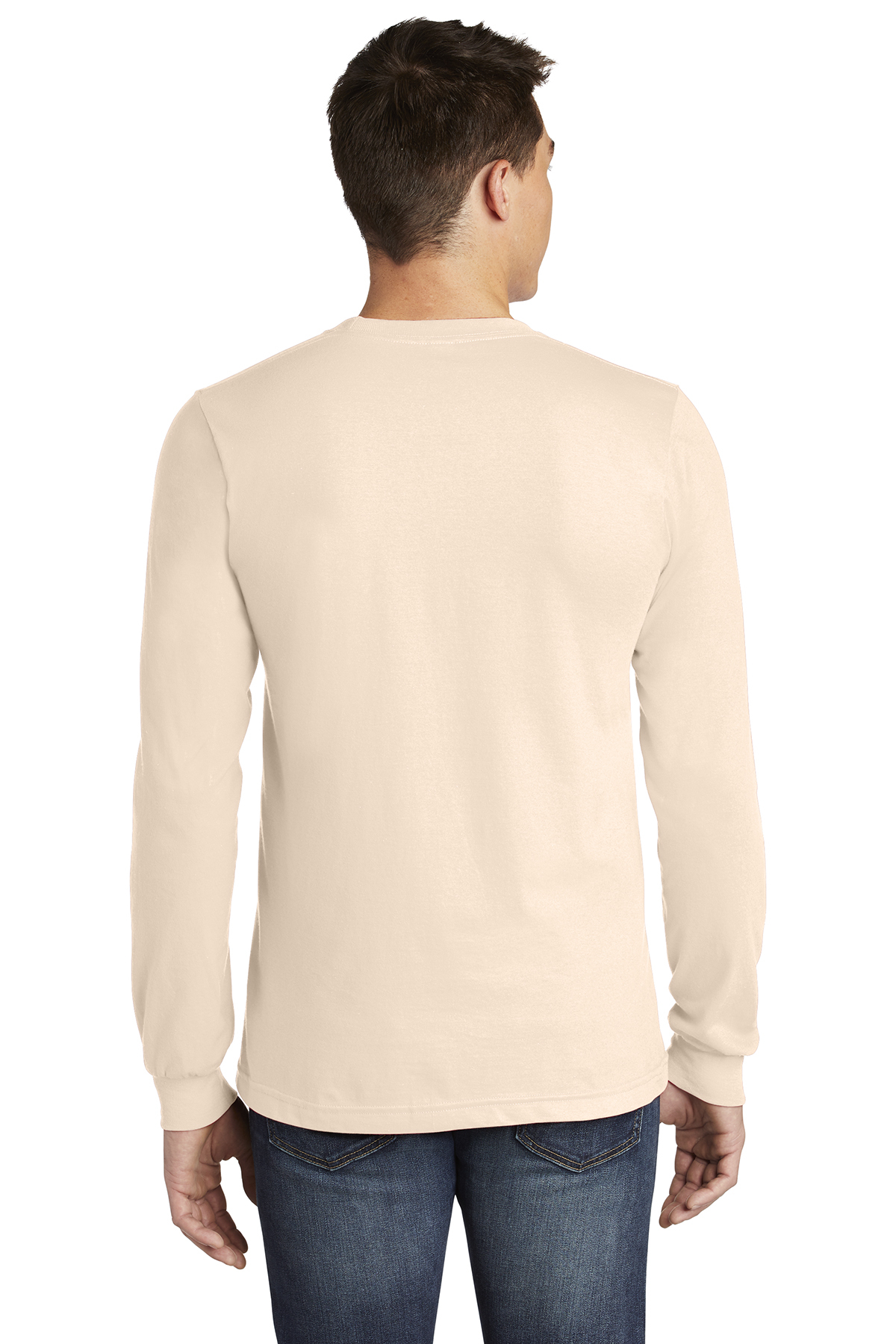 2007 American Apparel Unisex Fine Jersey USA Made Long-Sleeve T-Shirt 