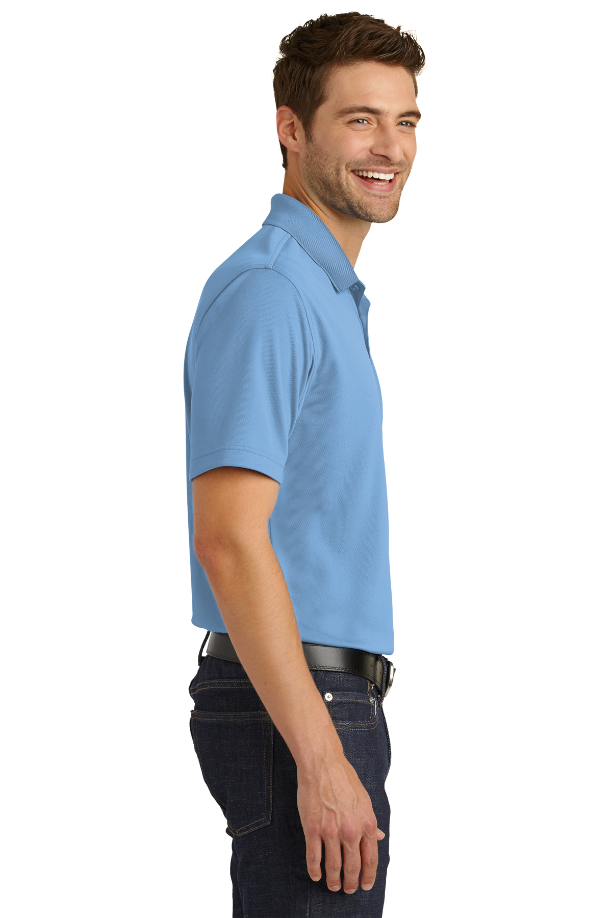 Port Authority Mens Short Sleeve Dry Zone UV Micro-Mesh Polo Shirt K110 