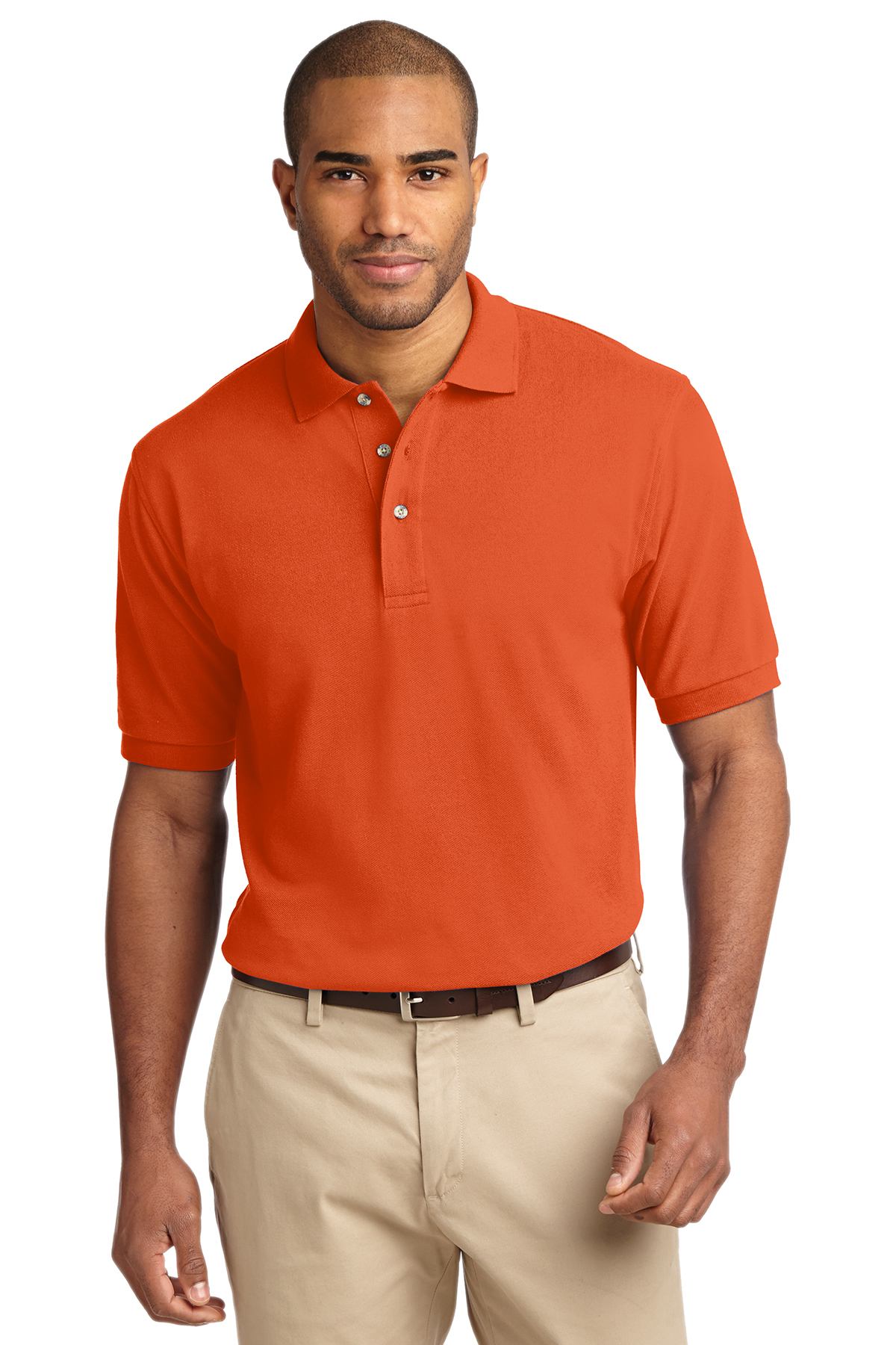 port authority heavyweight cotton pique polo