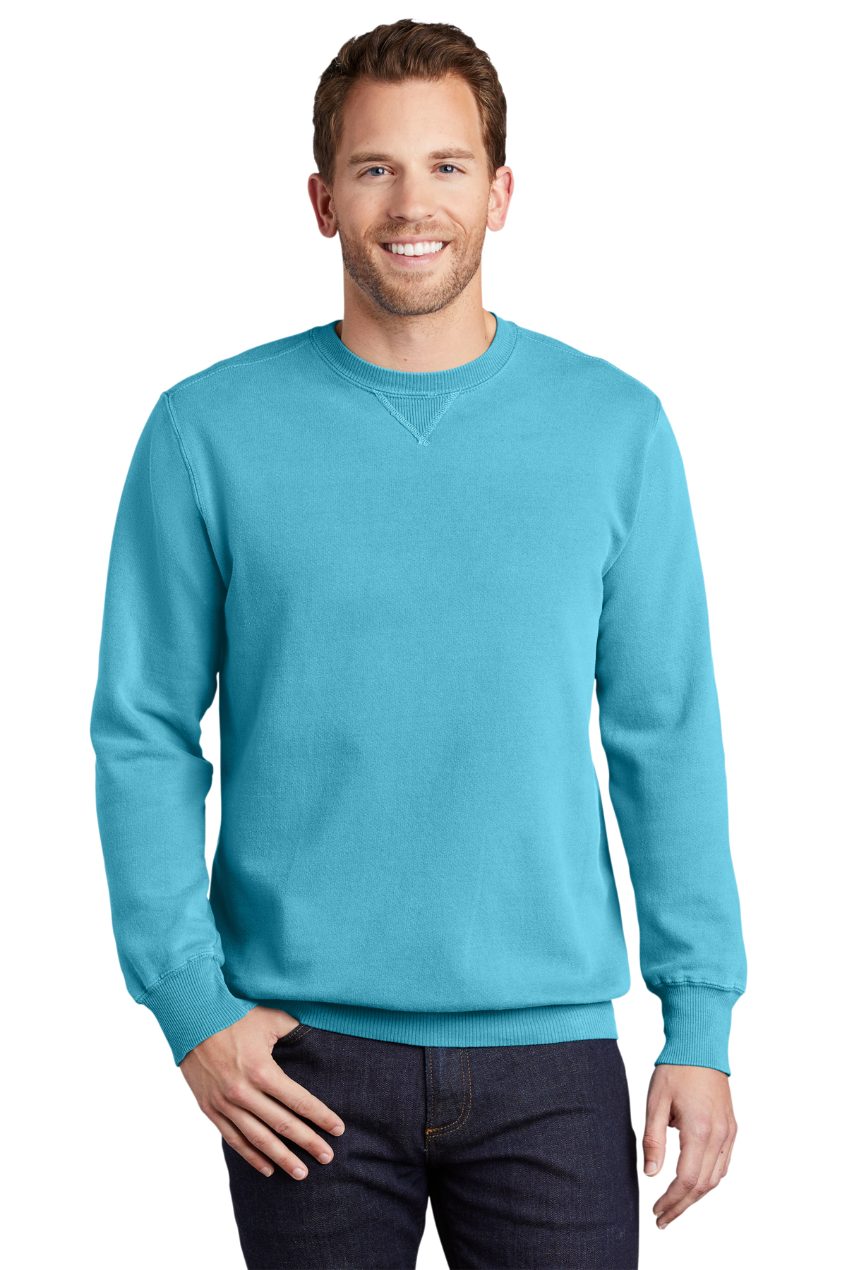 Port & Company Beach Wash Garment-Dye Sweatshirt | Product | SanMar