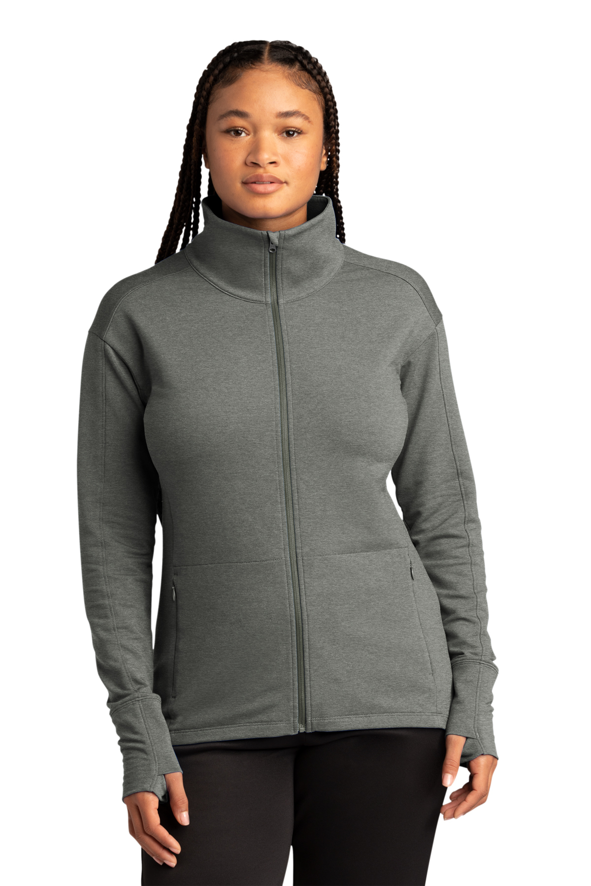 Sport-Tek Ladies Sport-Wick Flex Fleece Full-Zip, Product