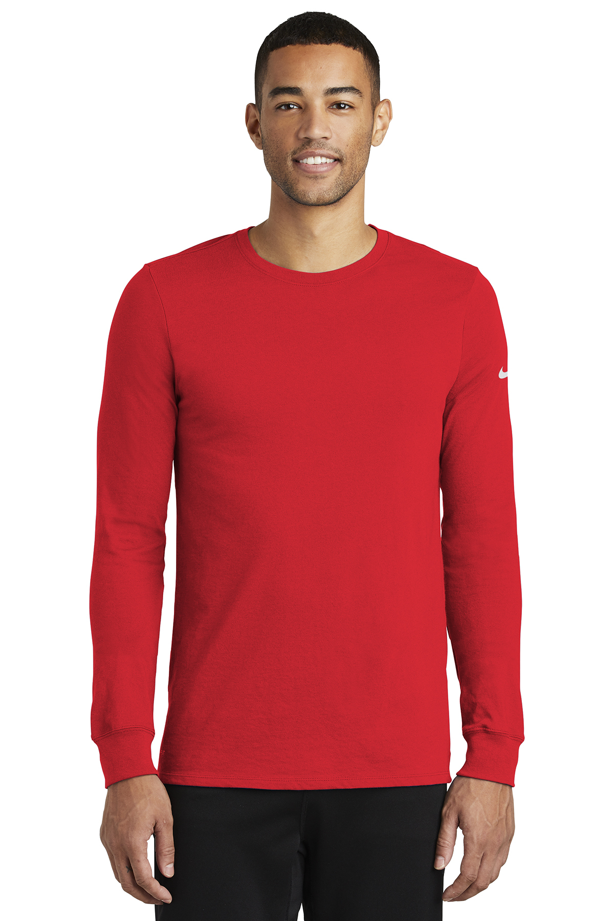 red dri fit long sleeve