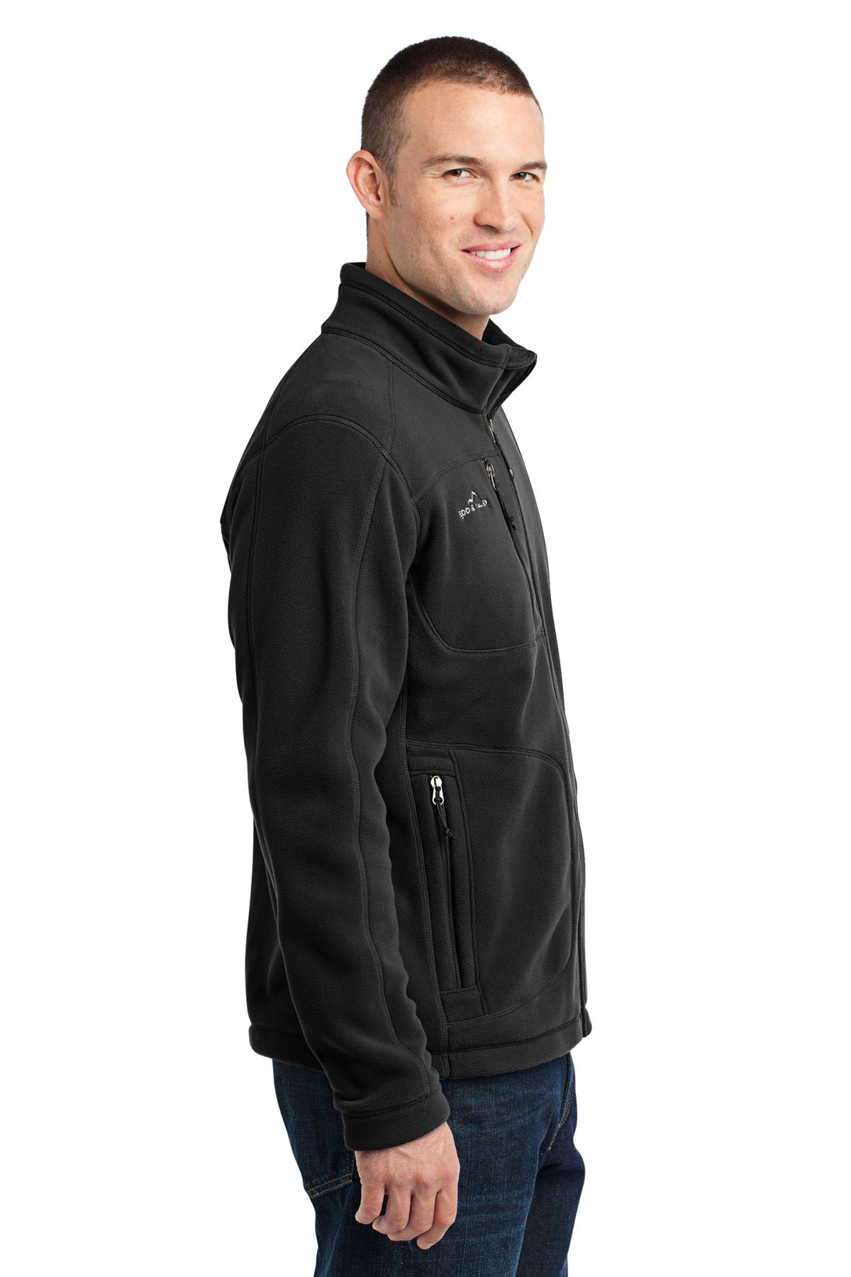 Wind-Resistant Full-Zip Fleece Jacket 
