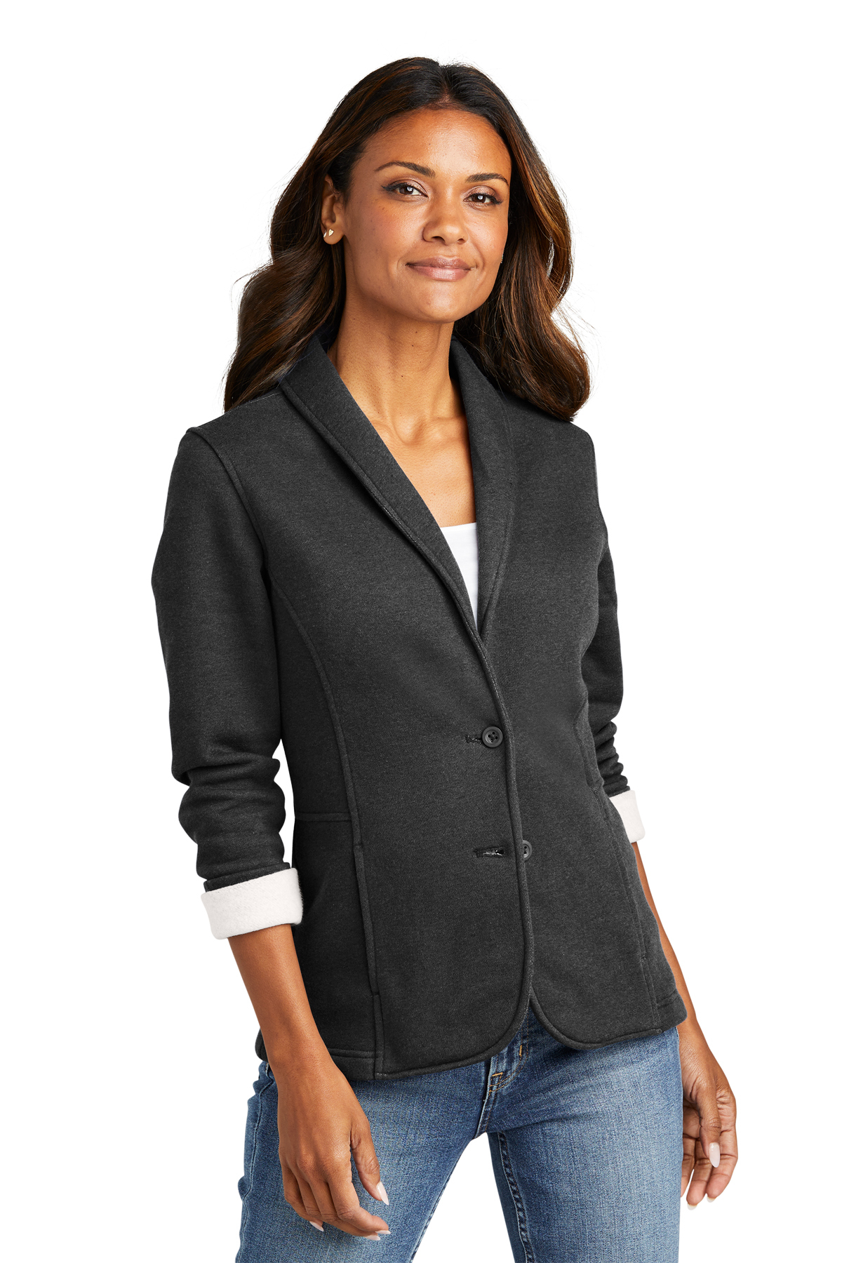 Regenerativ Som svar på paraply Port Authority Ladies Fleece Blazer | Product | Port Authority