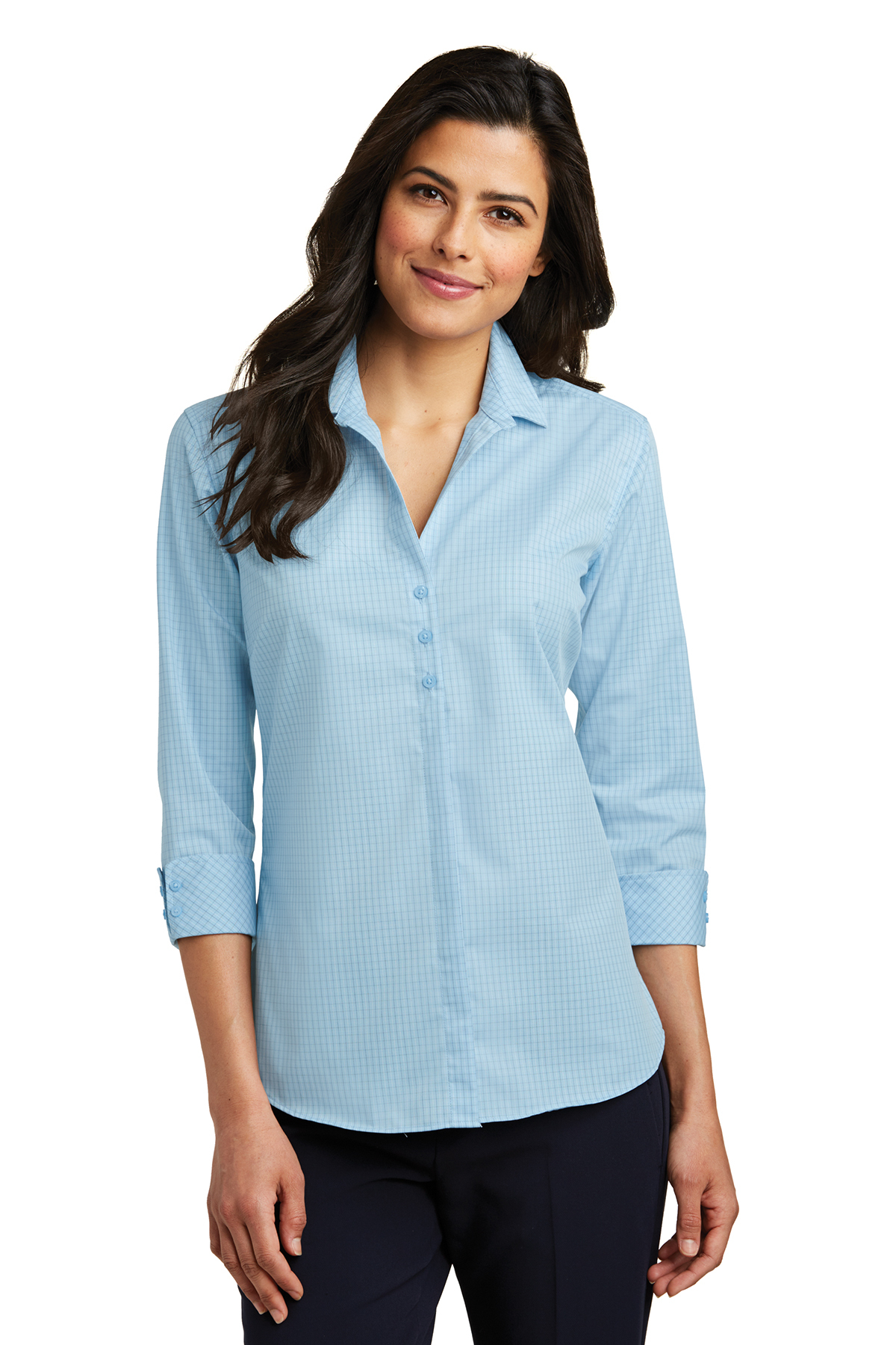 Micro Tattersall Easy Care Shirt 