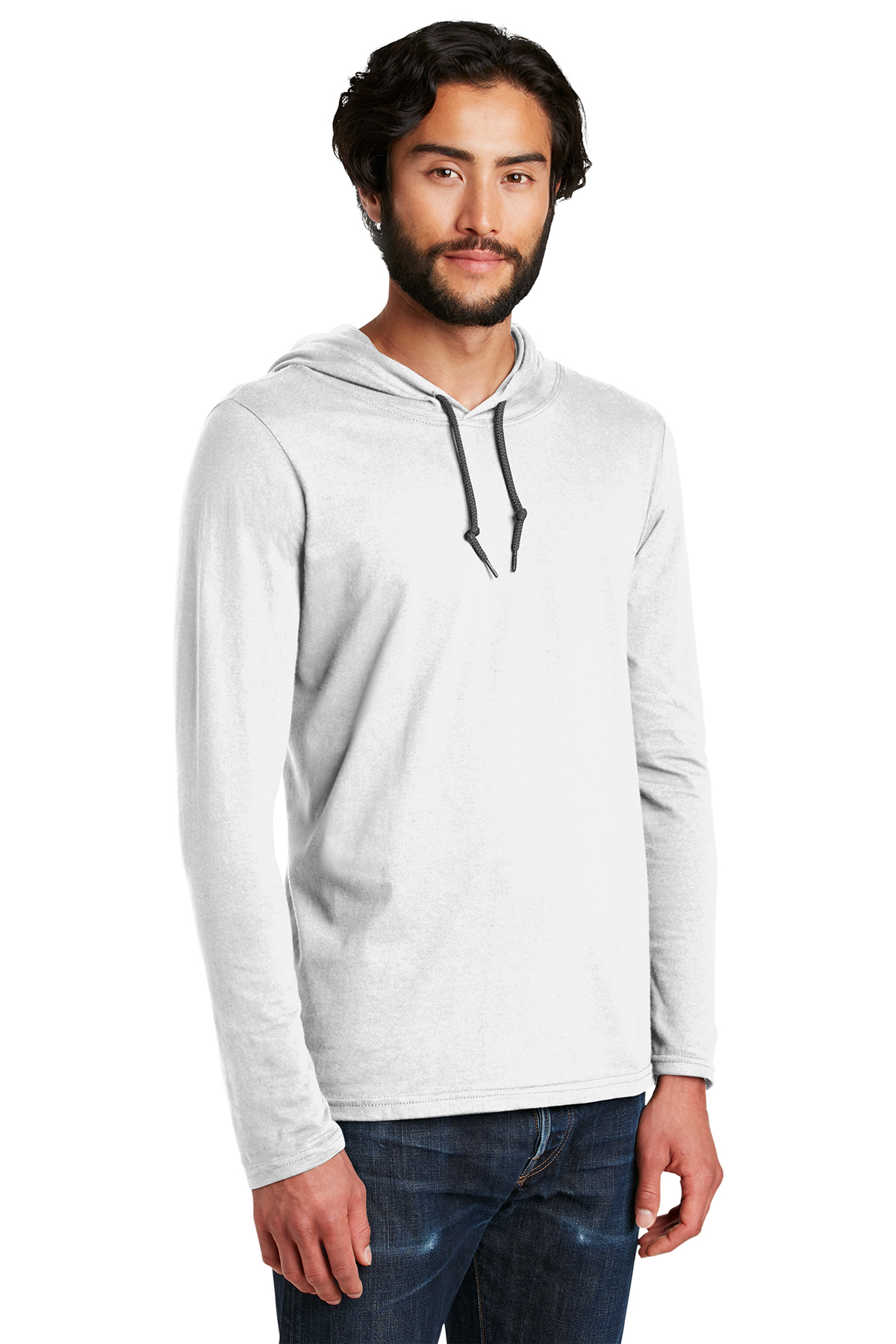Gildan 100% Ring Spun Cotton Long Sleeve Hooded T-Shirt | Product | SanMar