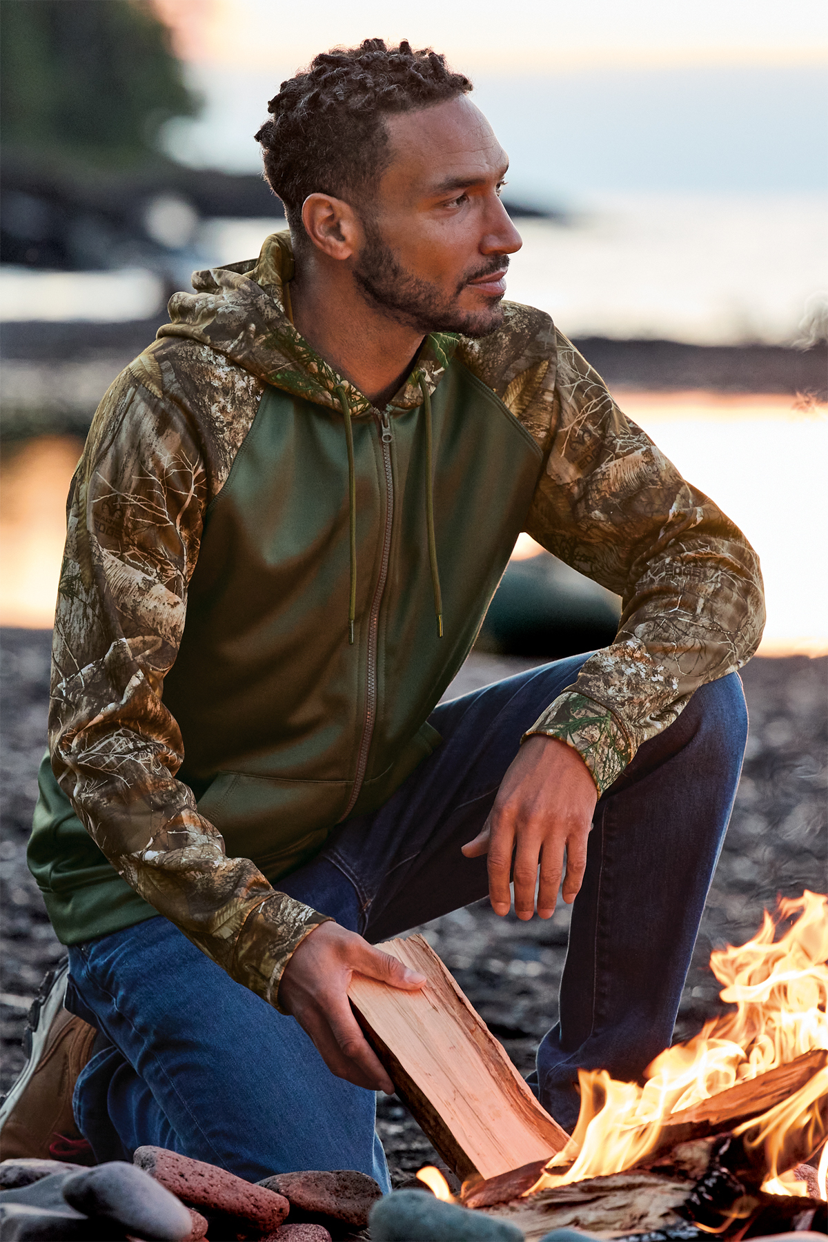 Russell camo hoodie outlet