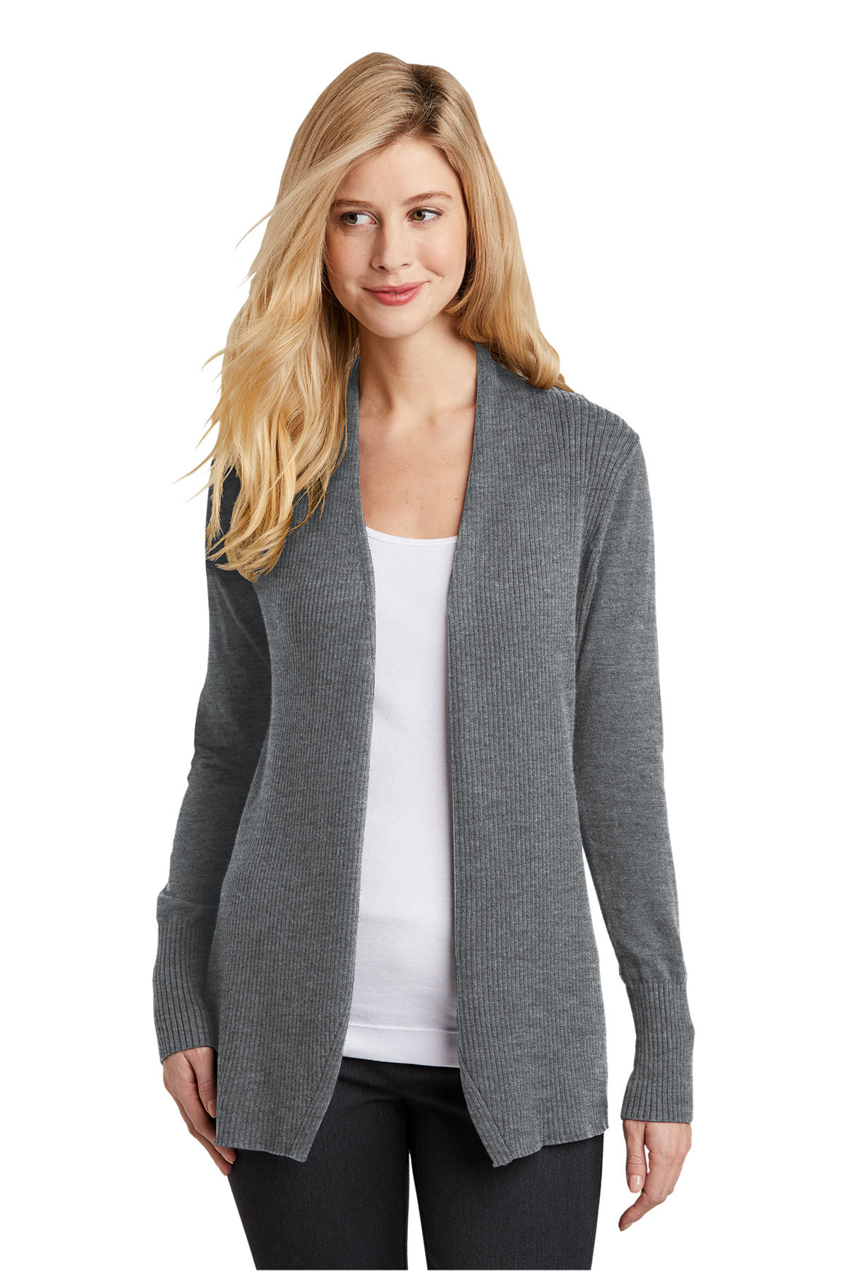 Touch Womens Baylor University Cardigan Sweater, Grey, Medium