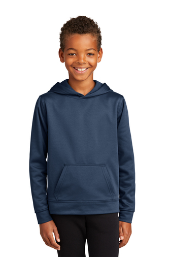 Port & Company ® Youth Performance Fleece Pullover Hooded Sweatshirt ...