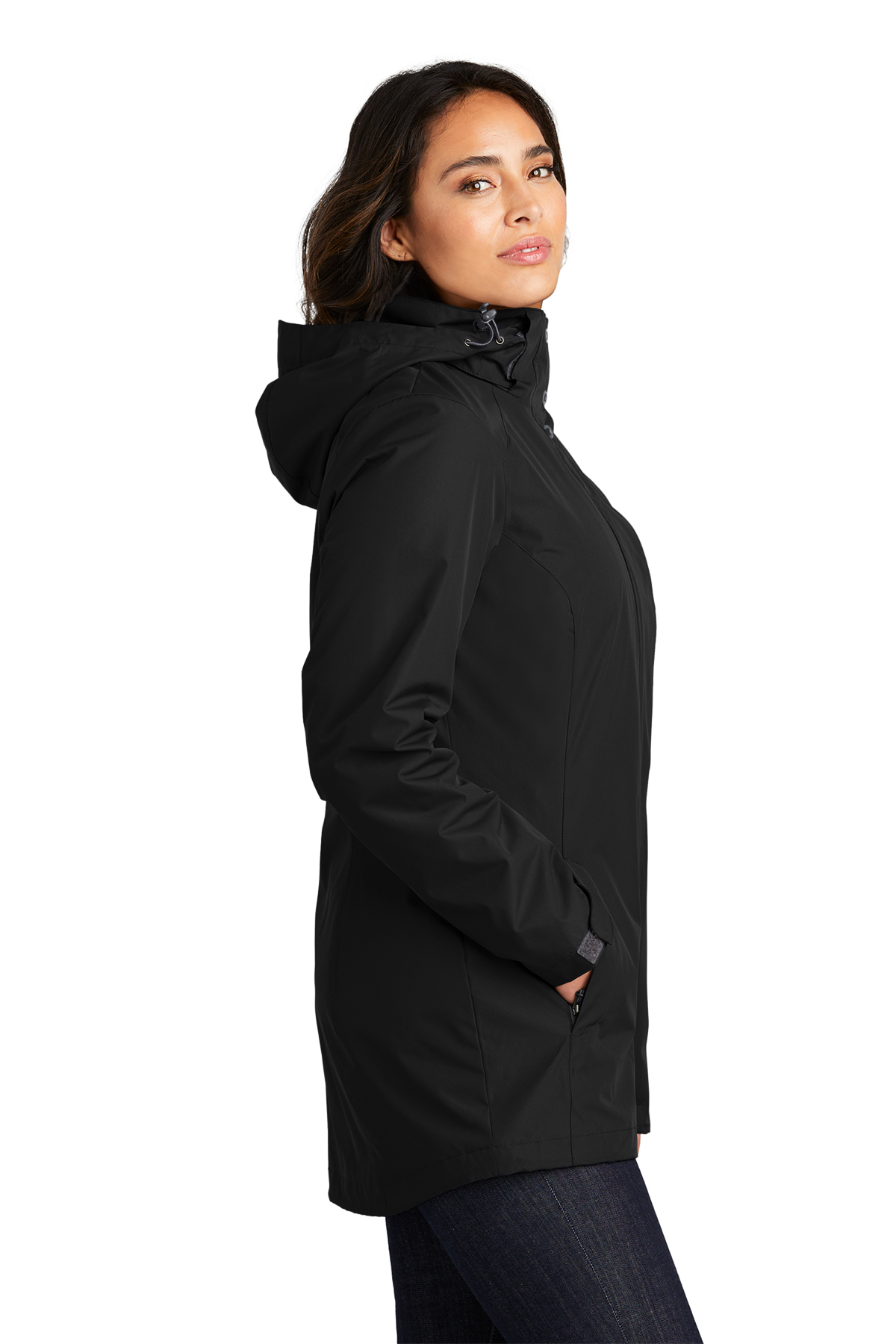 Womens black 3 in 1 jacket hot sale
