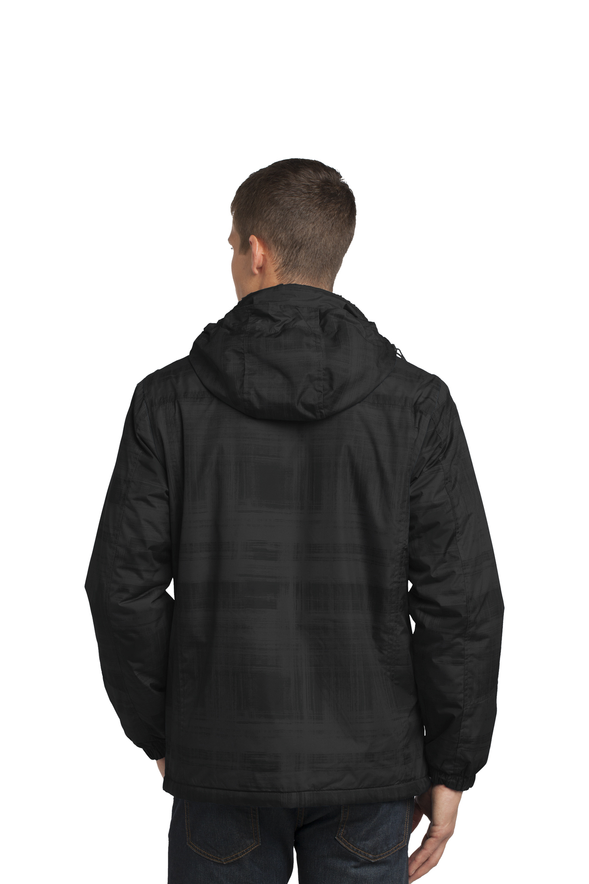 Port authority brushstroke print insulated jacket online