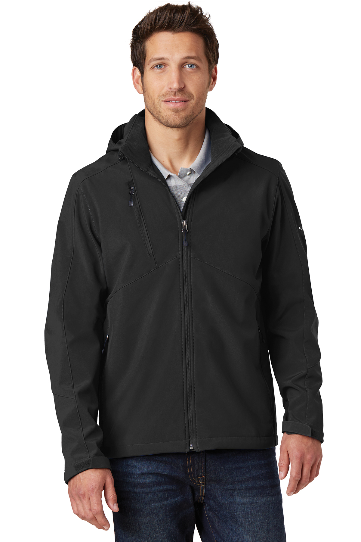 Eddie Bauer Hooded Soft Shell Parka Soft Shells Outerwear Sanmar
