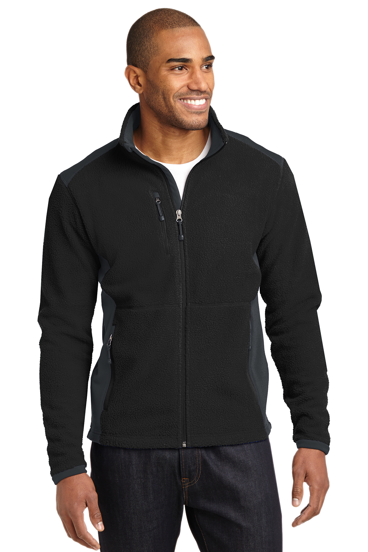 Eddie Bauer Full-Zip Sherpa Fleece Jacket | Product | SanMar