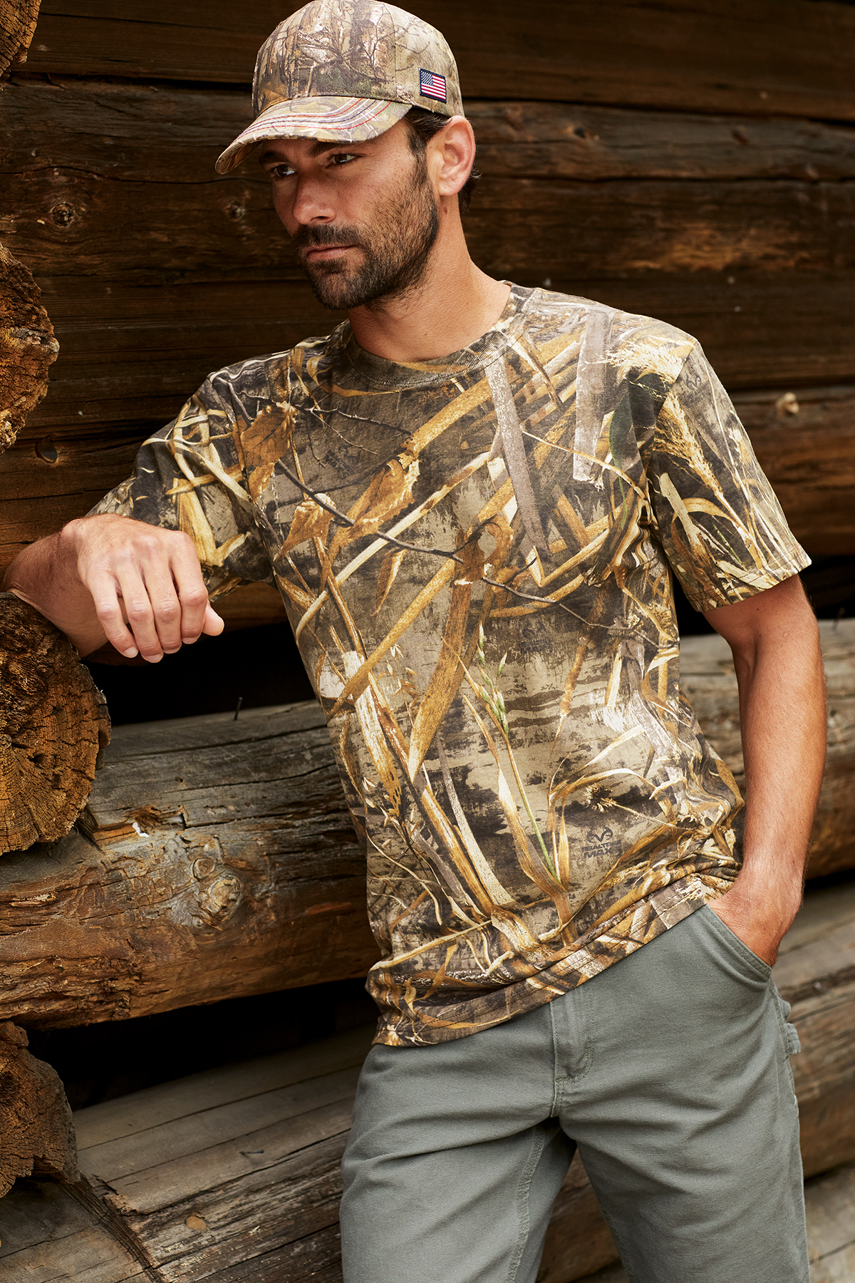 Russell Outdoors - Realtree Explorer 100% Cotton T-Shirt - NP0021R - Realtree Xtra, 2XL