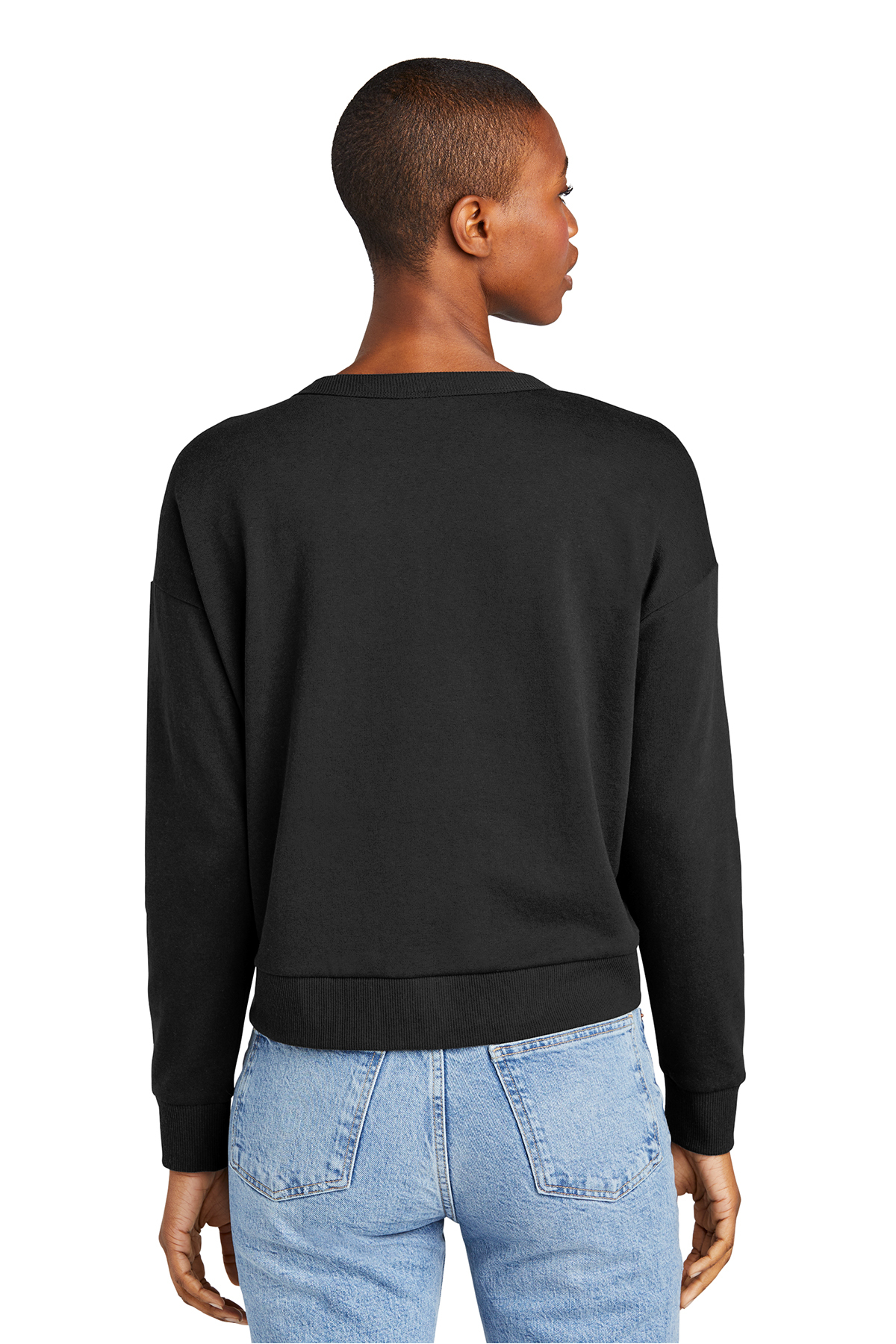 District Women’s Perfect Tri Fleece V-Neck Sweatshirt | Product | SanMar