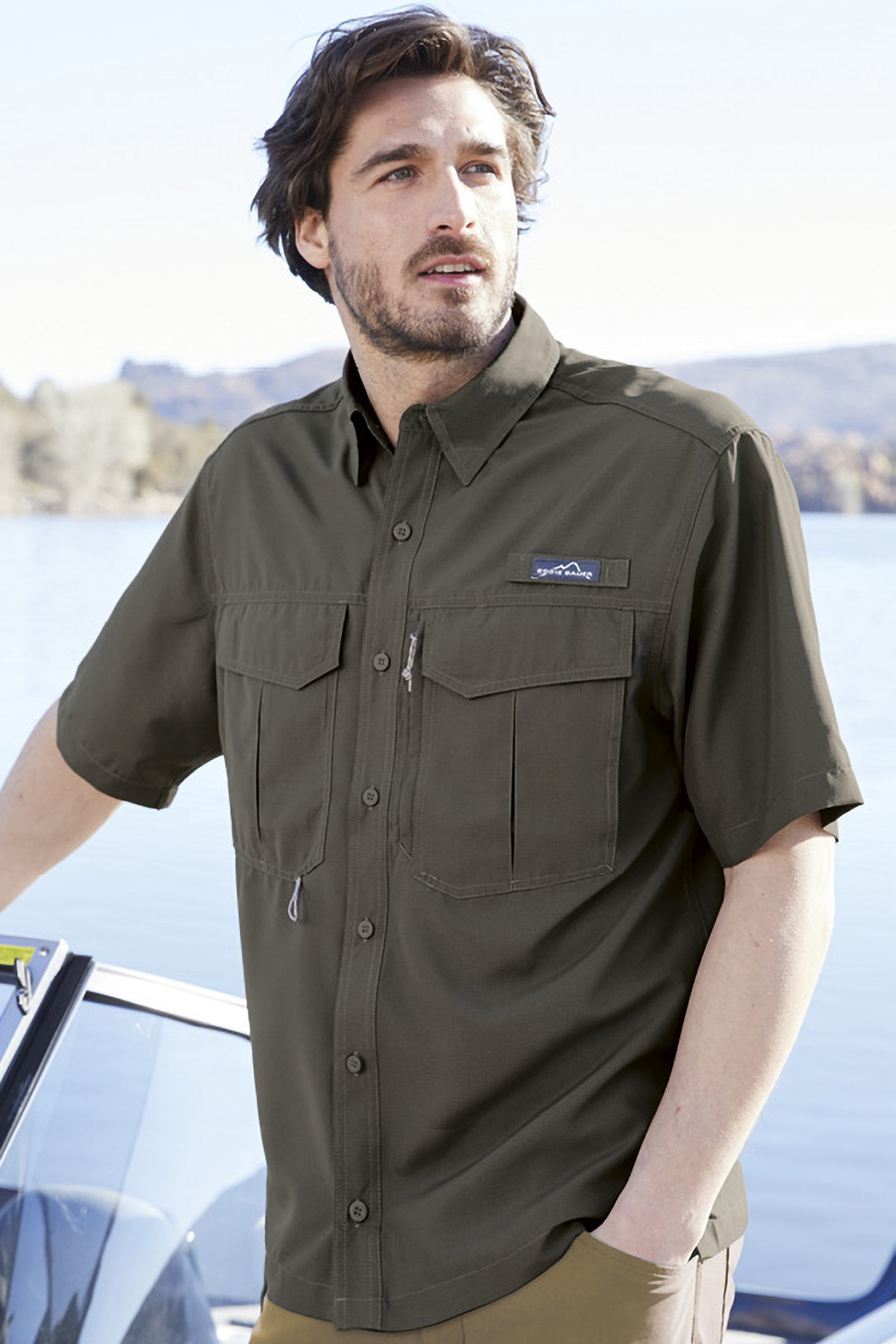 Eddie Bauer - Short Sleeve Performance Fishing Shirt | Product | Online ...