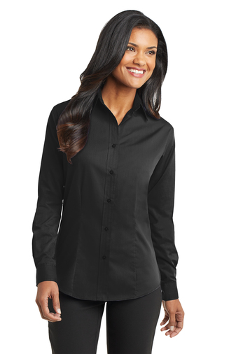 Port Authority Ladies Tonal Pattern Easy Care Shirt | Product | SanMar