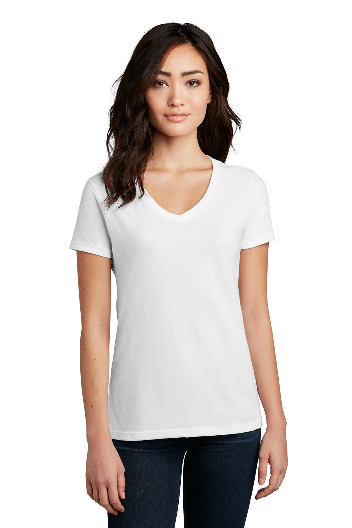 District Women's Perfect Blend V-Neck Tee | Product | District
