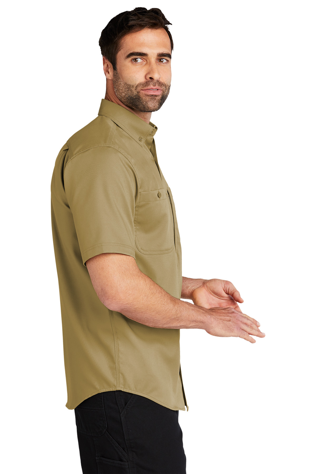 carhartt men's rugged professional short sleeve work shirt