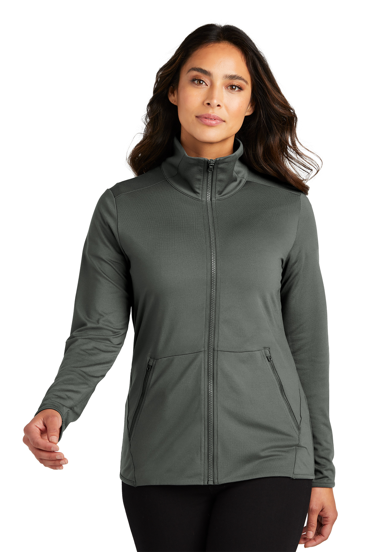 Port Authority Ladies Accord Stretch Fleece Full-Zip | Product | SanMar