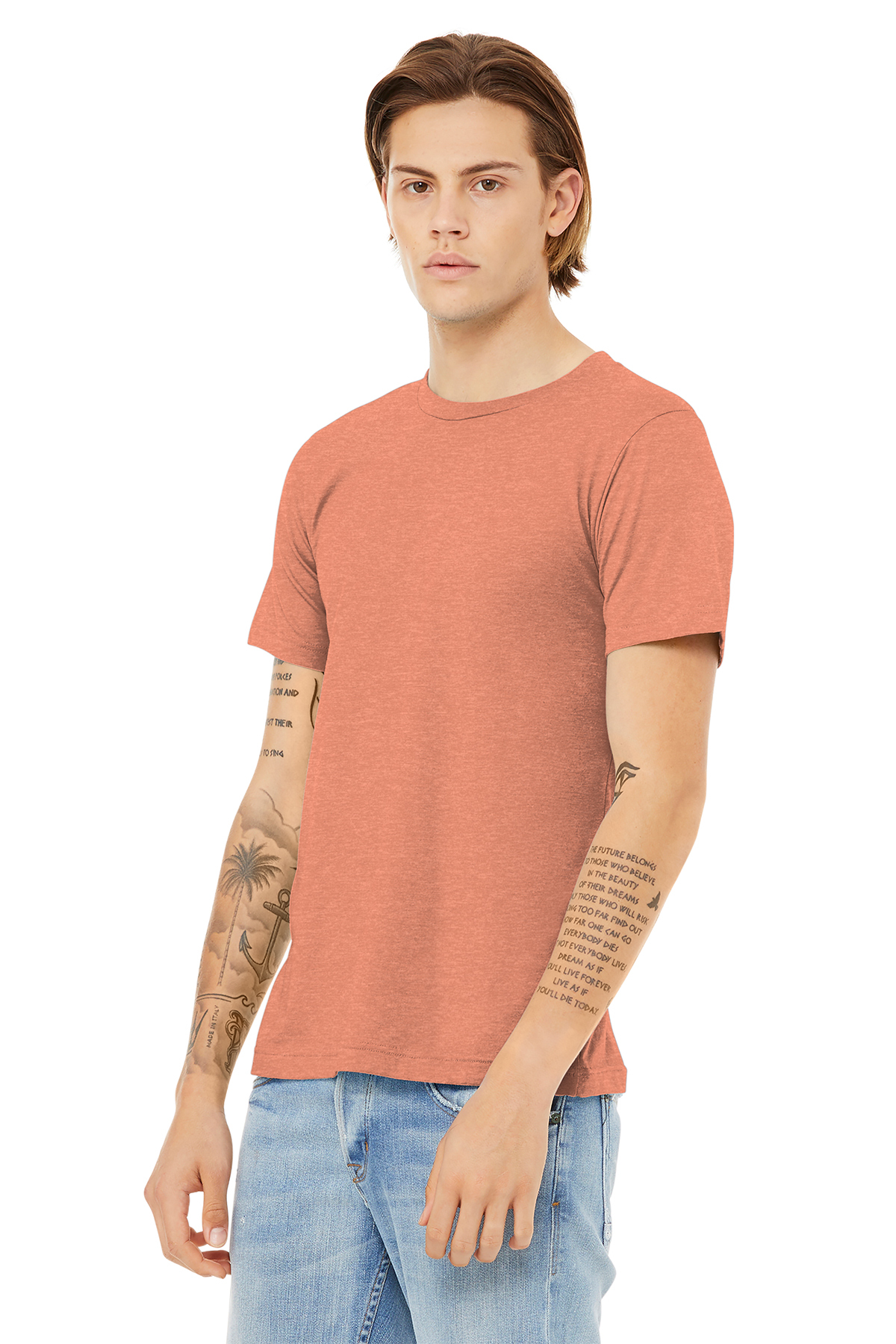 Download BELLA+CANVAS Unisex Heather CVC Short Sleeve Tee | Product ...