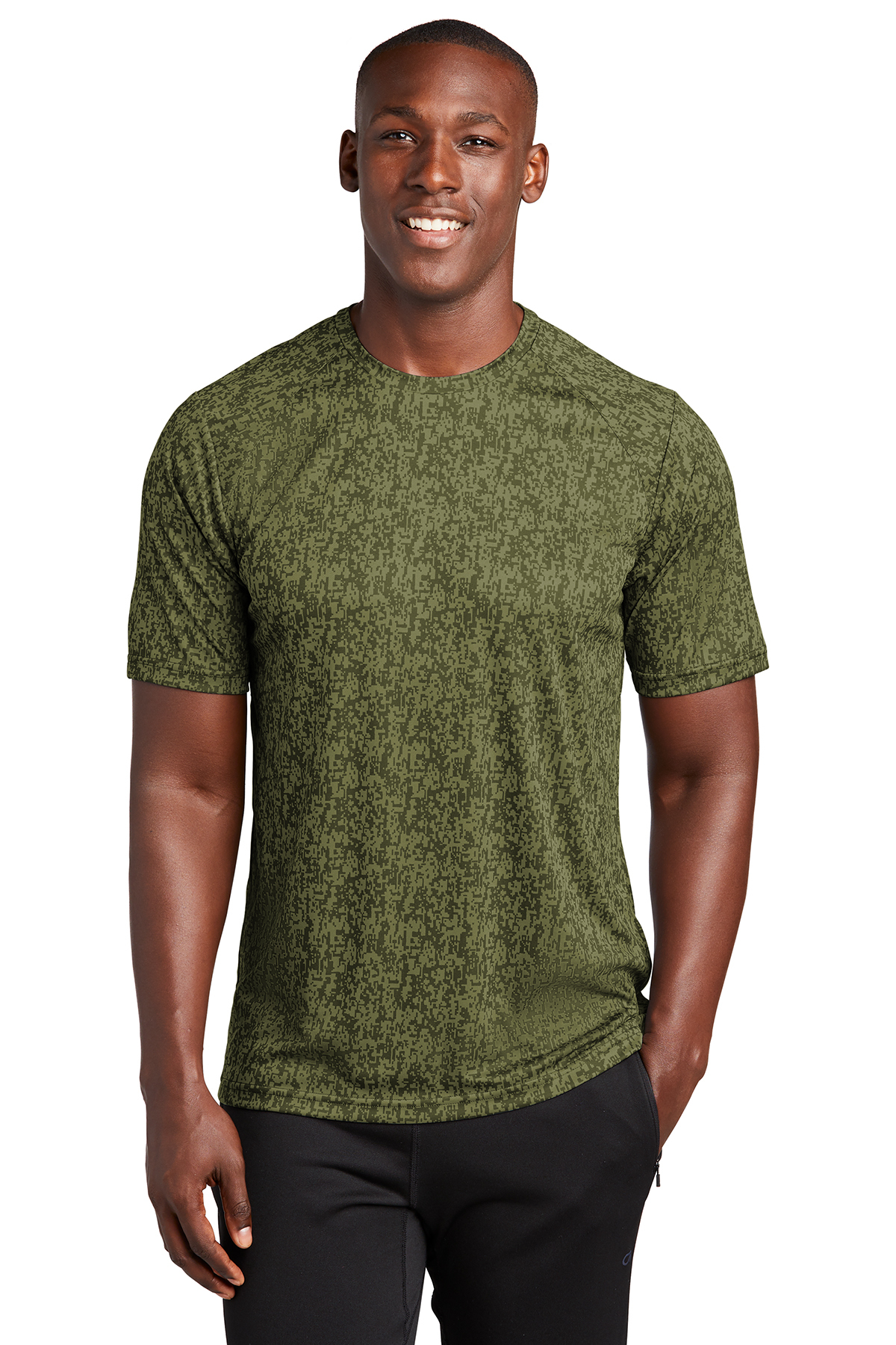 Fedeli Sage Green Solid Cotton Sportshirt 42