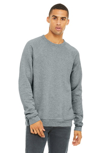 BELLA+CANVAS Unisex Sponge Fleece Raglan Sweatshirt | Product | SanMar