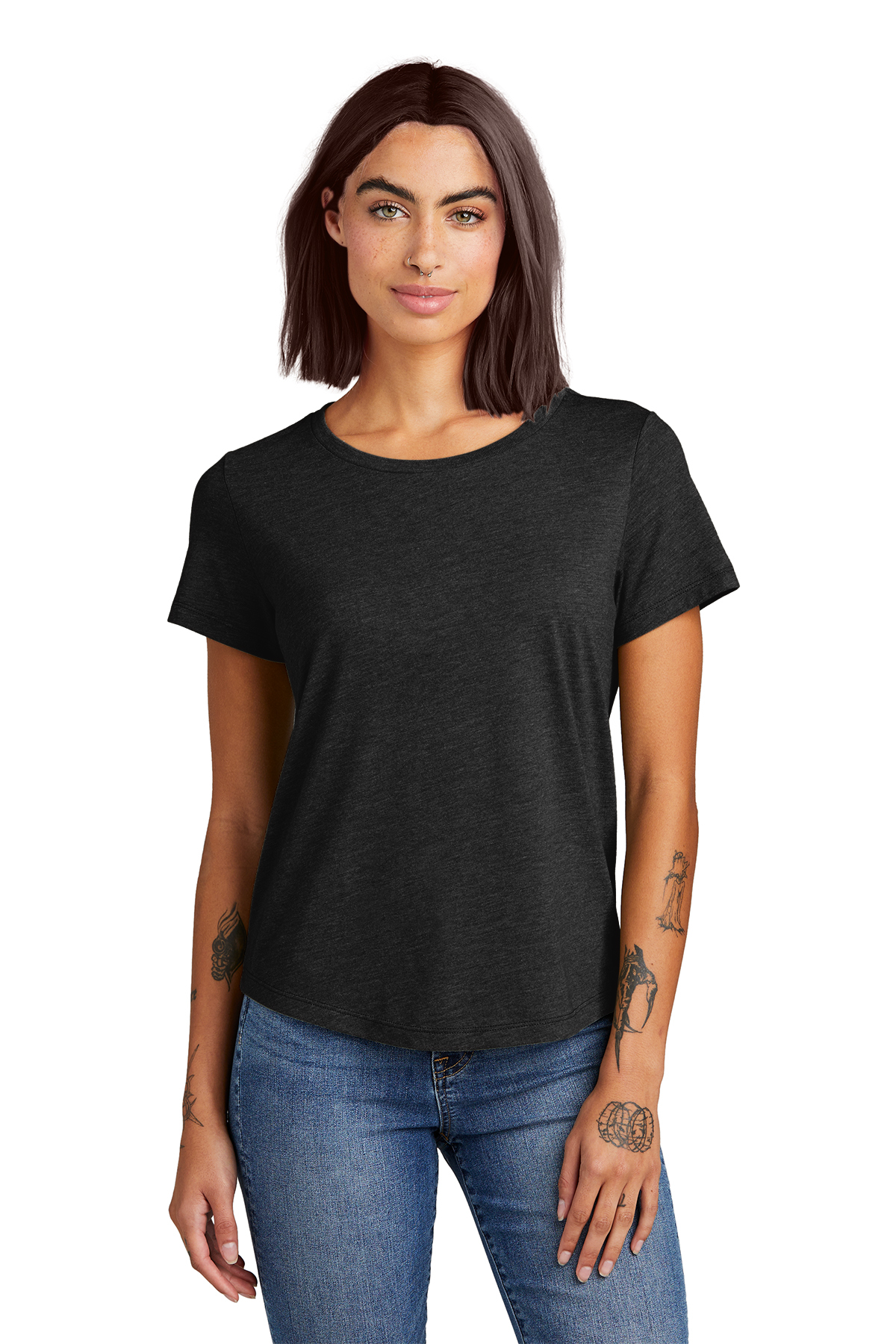 Allmade Women’s Relaxed Tri-Blend Scoop Neck Tee | Product | Company ...