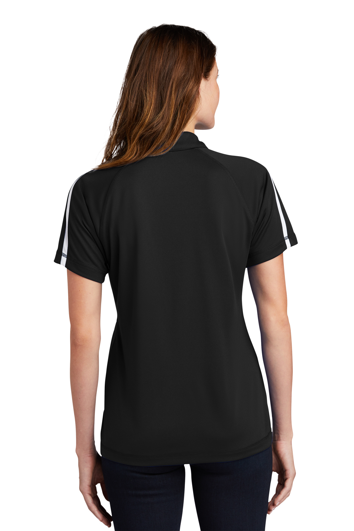 Sport-Tek Women's PosiCharge Micro-Mesh Colorblock Polo | Product | SanMar
