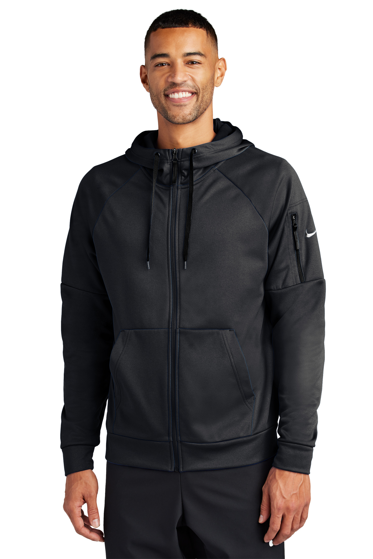 Nike Therma FIT Pocket Full Zip Fleece Hoodie Product Company Casuals