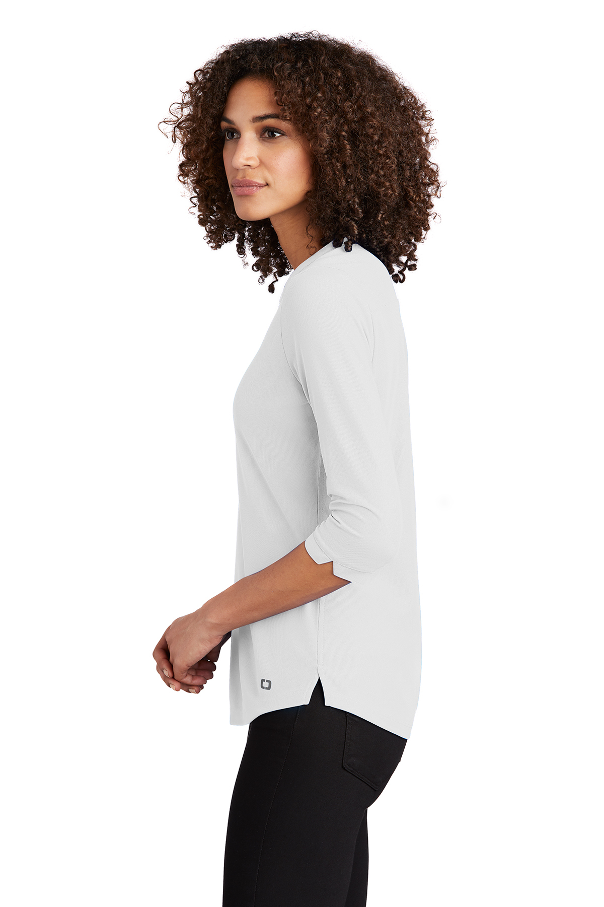 SanMar OGIO Ladies Jewel Henley 3/4 Sleeve Shirt