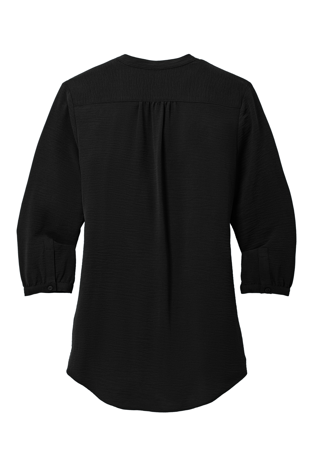 Port Authority Ladies 3/4-Sleeve Textured Crepe Tunic