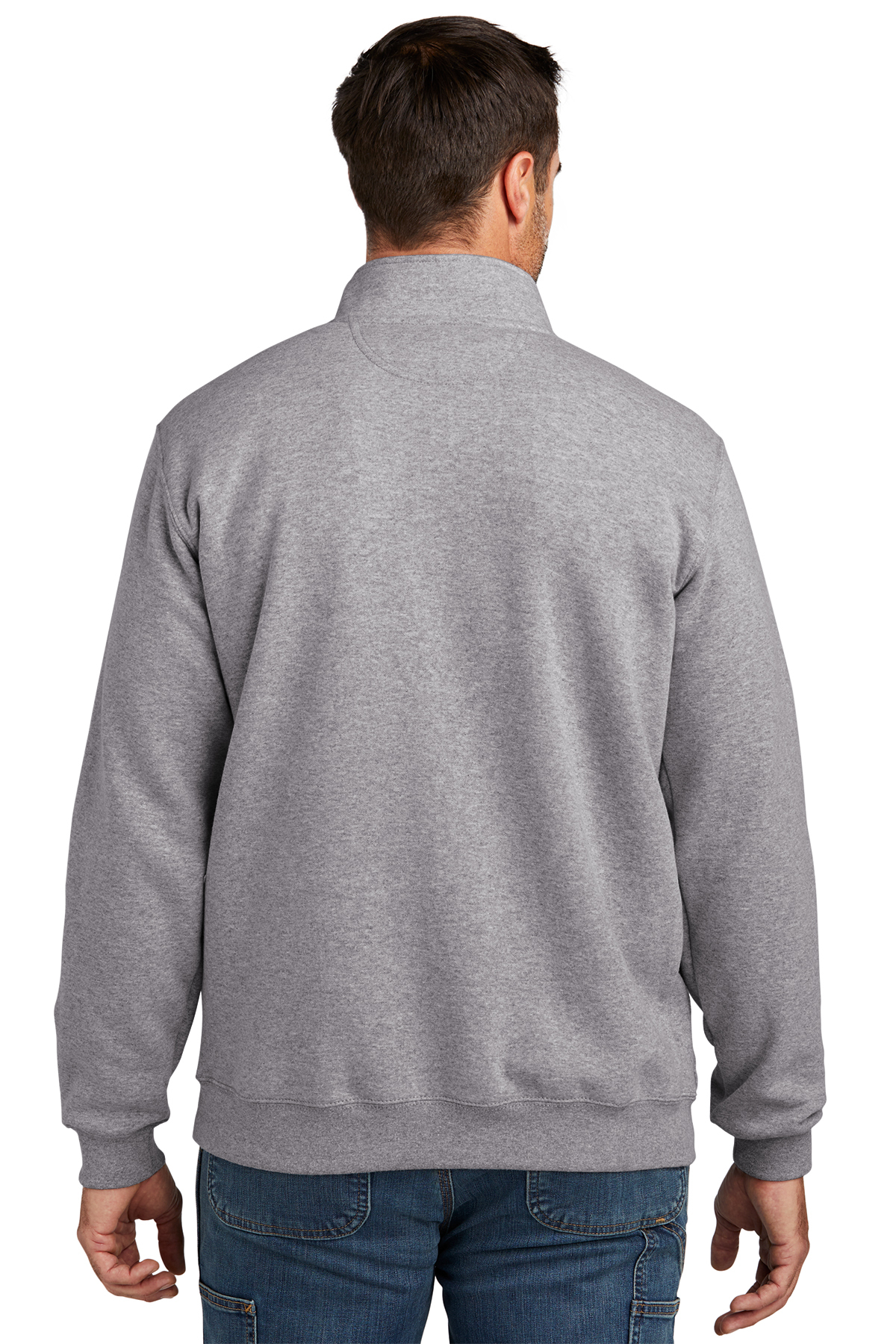 Carhartt Midweight 1/4-Zip Mock Neck Sweatshirt | Product | SanMar