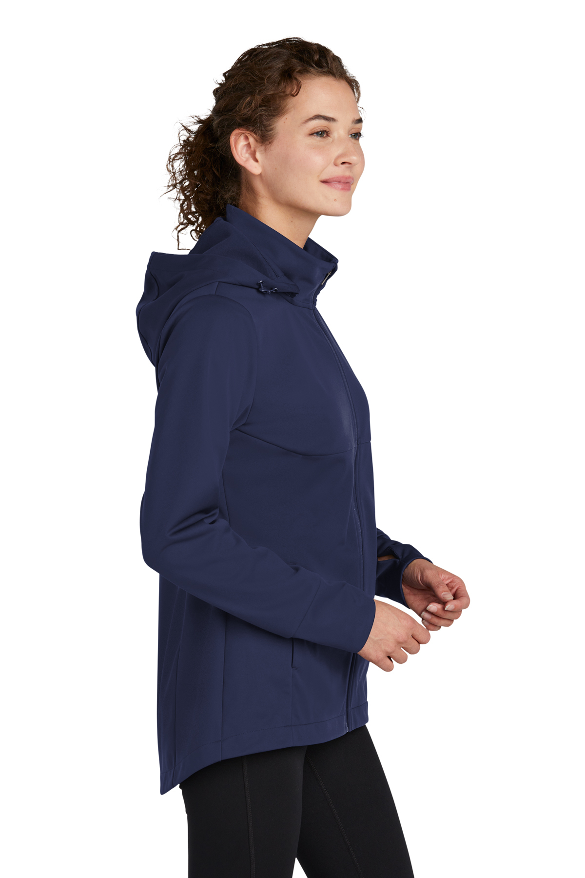 Sport tek soft shell jacket top
