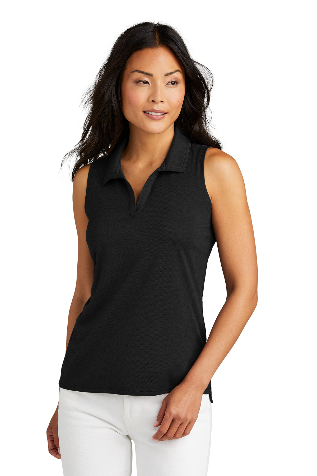 Plus size hotsell sleeveless polo