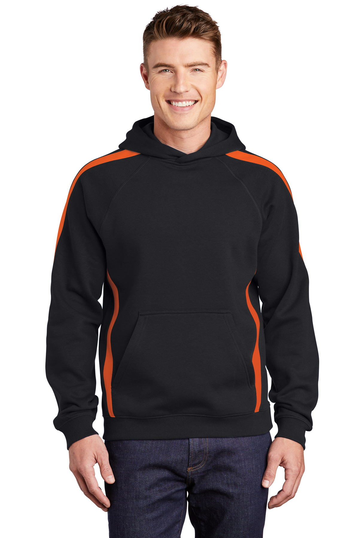 Sport-Tek Mens Pullover Hooded Sweatshirt 