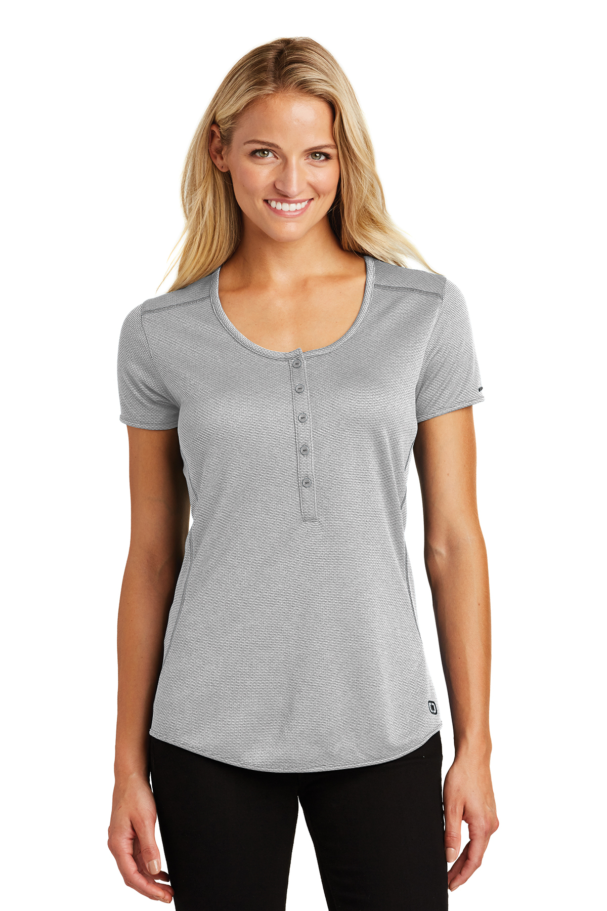 OGIO SUP SUP Ladies Orbit Henley Product SanMar