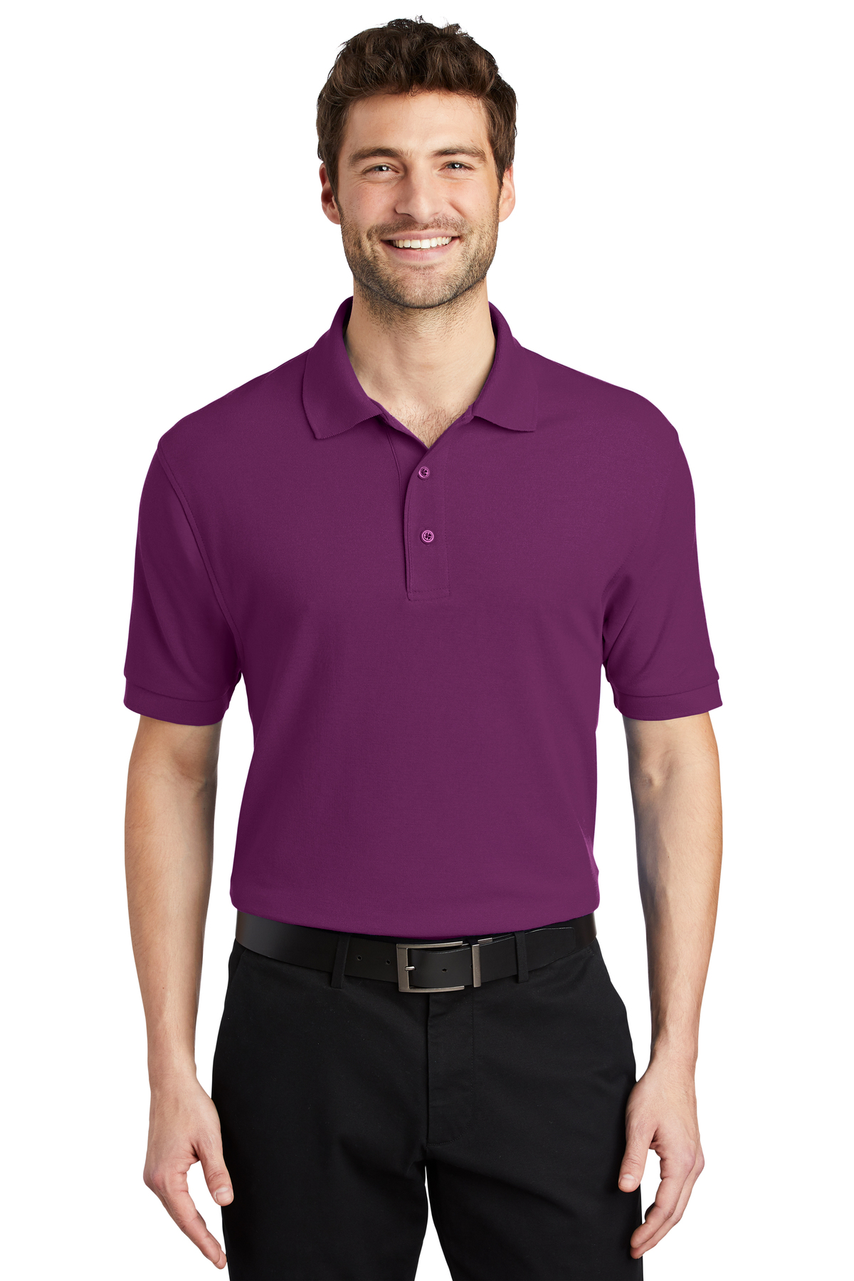 Port Authority Silk Touch Polo K500 Bright Lavender XS 